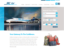 Tablet Screenshot of flyibcair.com